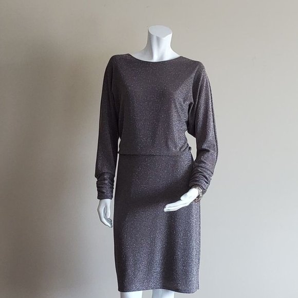 Jessica Howard Grey / Silver Shimmery Dress - Picture 9 of 9